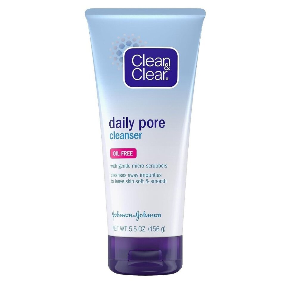 Clean & Clear Daily Pore Cleanser Gentle Micro-Scrubber Oil-Free 5.5oz